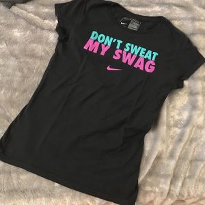 Small Nike Black Tee